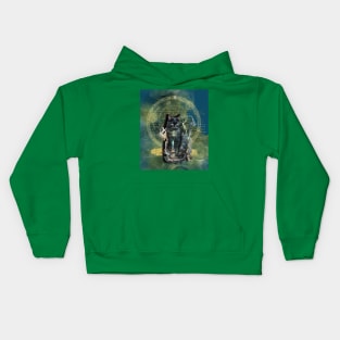 Mystical Magickal Kitty Kids Hoodie